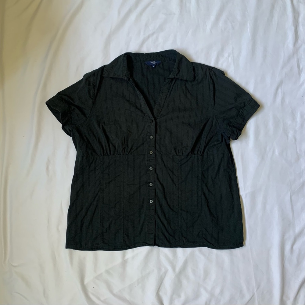 Vintage Reitmans Short Sleeve Button Down